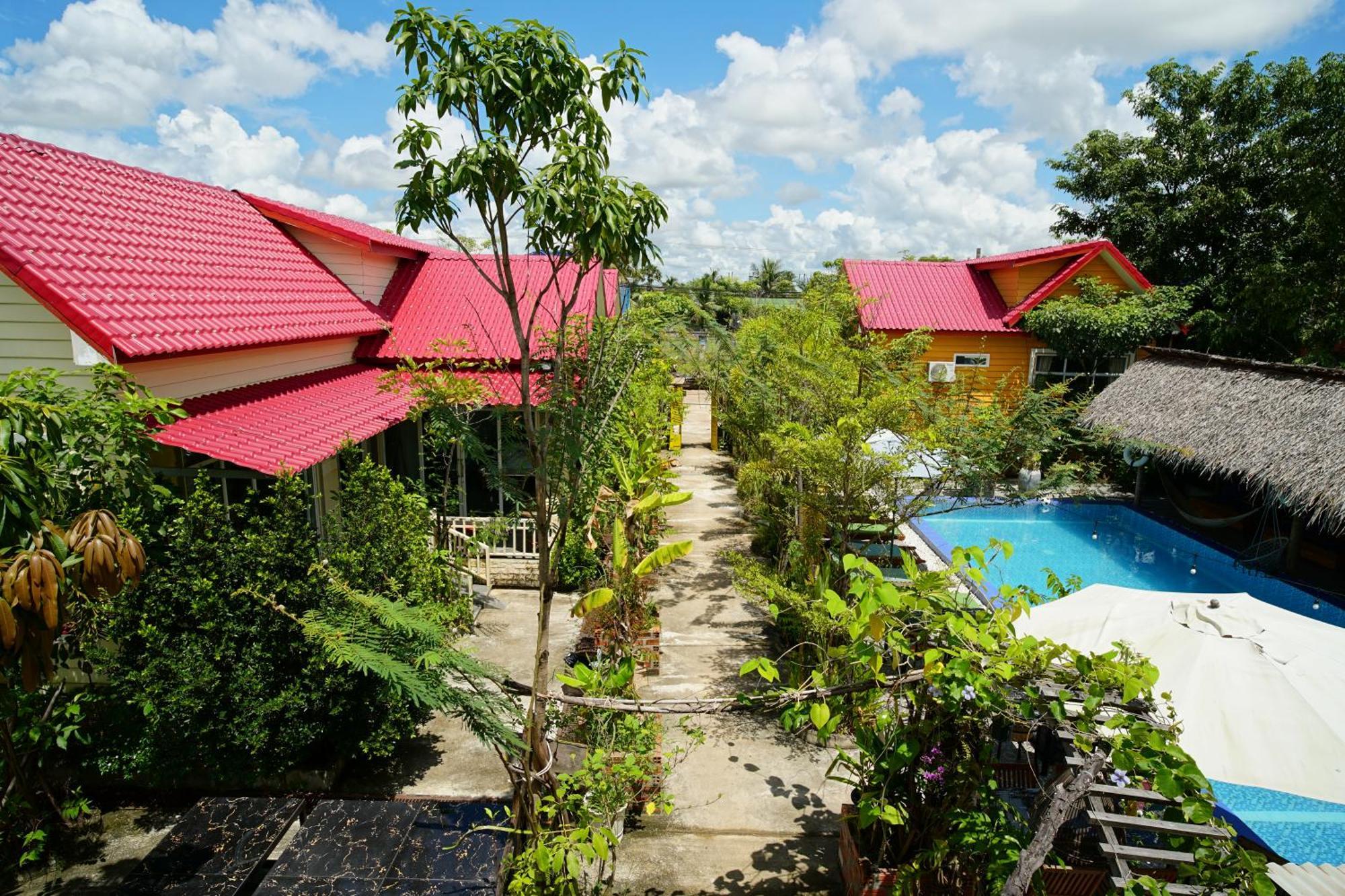 Yellow Star Hostel Kampot Exterior foto
